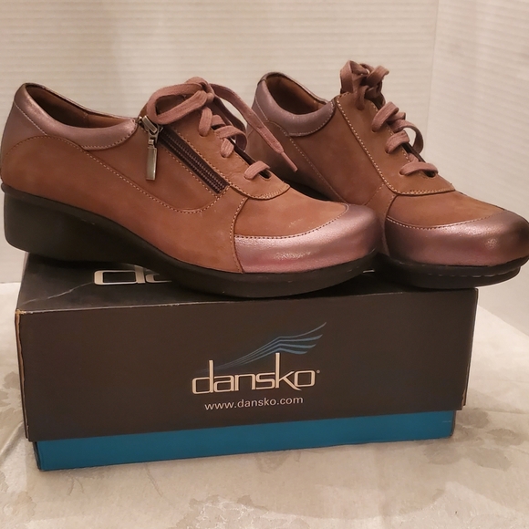 Dansko Loretta Women's Brown Leather Shoes Size 39 NEW - Picture 7 of 8